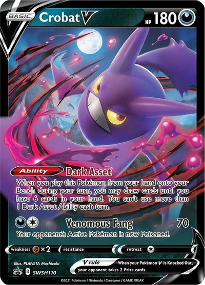 Image for Crobat V - SWSH110 (SWSH: Sword & Shield Promo Cards) (SWSH110) - Pokemon