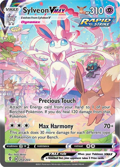 Image for Sylveon VMAX (Alternate Art Secret) (SWSH07: Evolving Skies) (212/203) - Pokemon