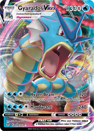 Image for Gyarados VMAX (SWSH07: Evolving Skies) (029/203) - Pokemon