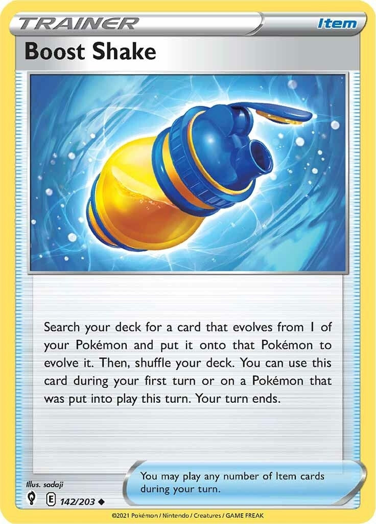 Image for Boost Shake (SWSH07: Evolving Skies) (142/203) - Pokemon