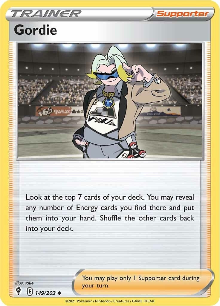 Image for Gordie (SWSH07: Evolving Skies) (149/203) - Pokemon