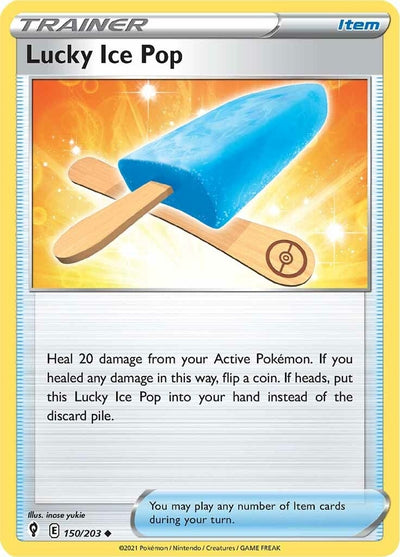 Image for Lucky Ice Pop (SWSH07: Evolving Skies) (150/203) - Pokemon