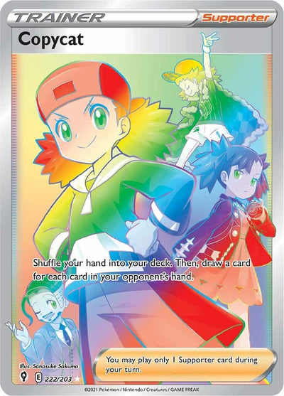 Image for Copycat (Secret) (SWSH07: Evolving Skies) (222/203) - Pokemon