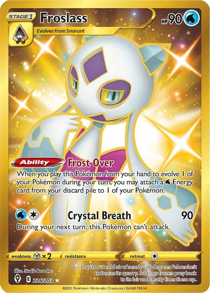 Image for Froslass (Secret) (SWSH07: Evolving Skies) (226/203) - Pokemon
