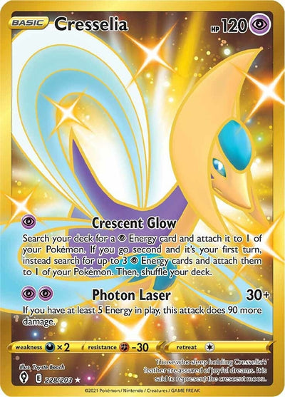 Image for Cresselia (Secret) (SWSH07: Evolving Skies) (228/203) - Pokemon