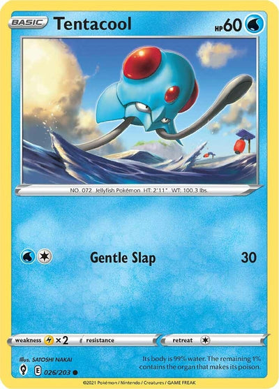 Image for Tentacool (SWSH07: Evolving Skies) (026/203) - Pokemon