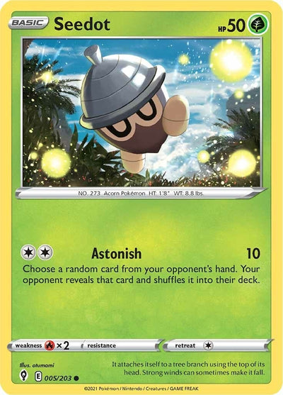 Image for Seedot (SWSH07: Evolving Skies) (005/203) - Pokemon