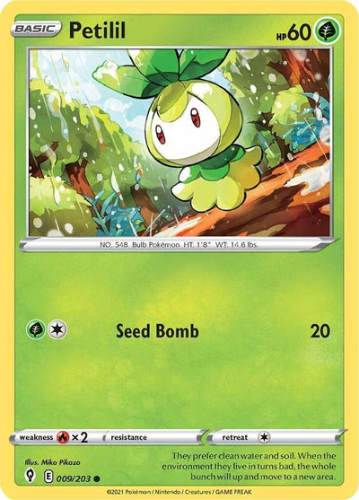 Image for Petilil (SWSH07: Evolving Skies) (009/203) - Pokemon