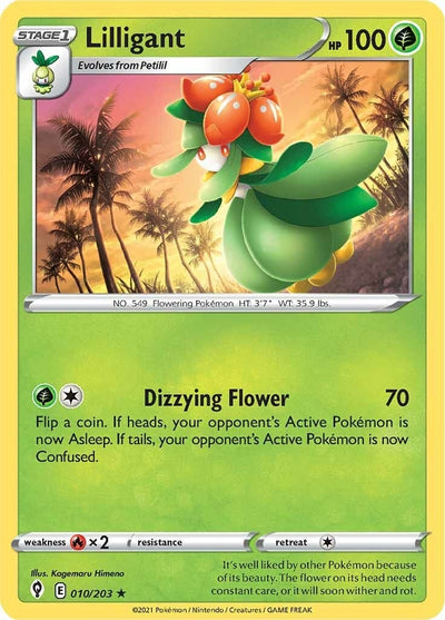 Image for Lilligant (SWSH07: Evolving Skies) (010/203) - Pokemon