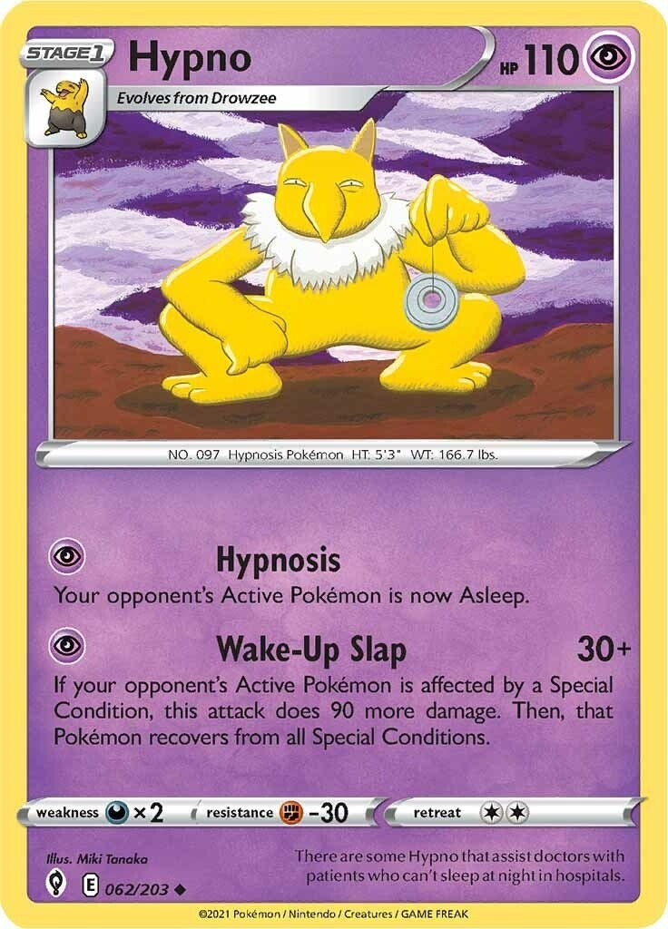 Image for Hypno (SWSH07: Evolving Skies) (062/203) - Pokemon