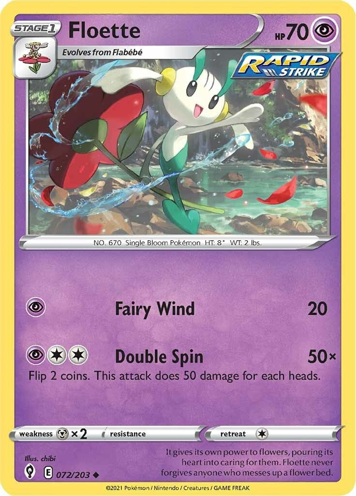 Image for Floette (SWSH07: Evolving Skies) (072/203) - Pokemon