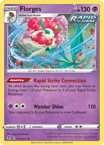 Image for Florges (SWSH07: Evolving Skies) (073/203) - Pokemon