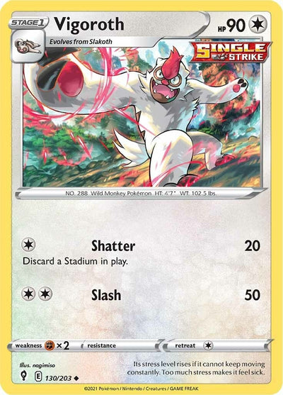 Image for Vigoroth (SWSH07: Evolving Skies) (130/203) - Pokemon