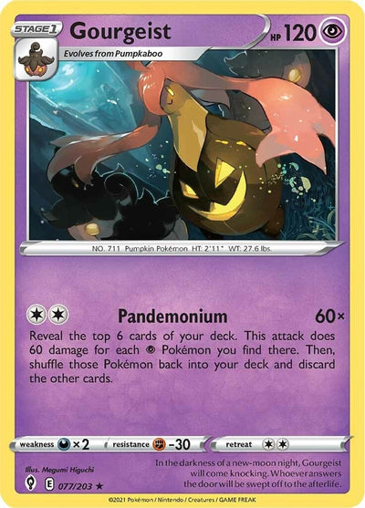 Image for Gourgeist (SWSH07: Evolving Skies) (077/203) - Pokemon
