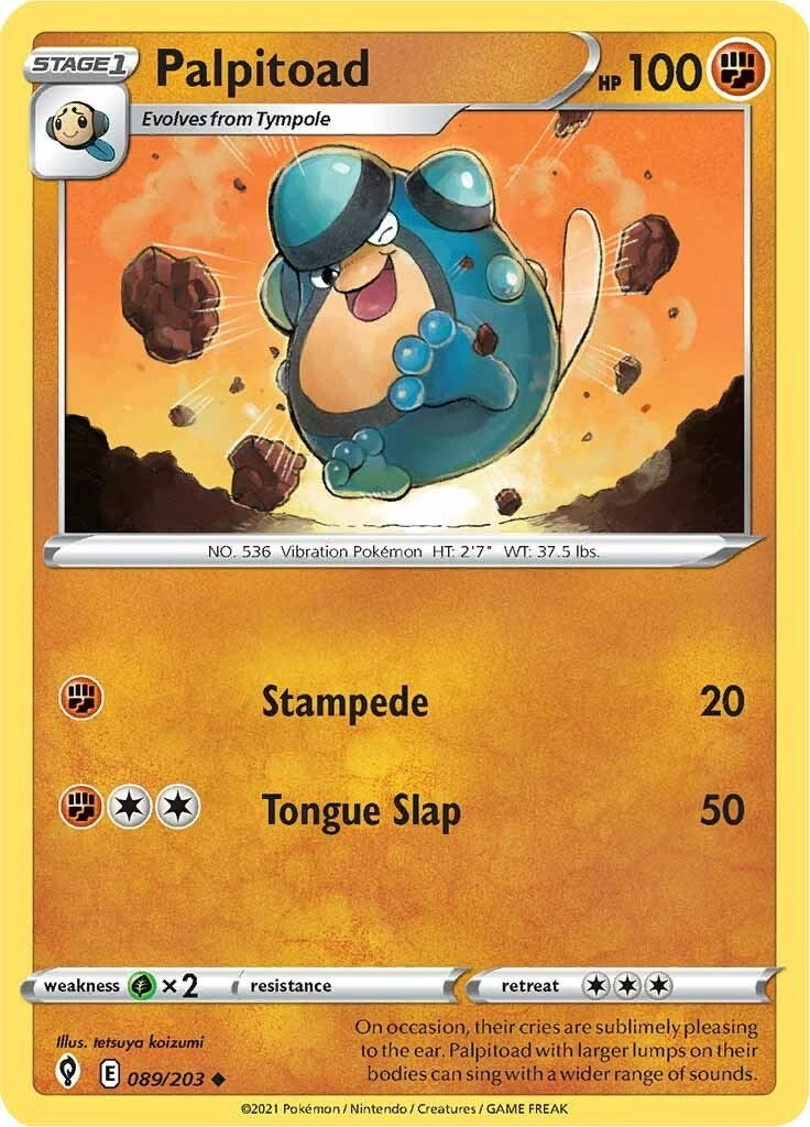 Image for Palpitoad (SWSH07: Evolving Skies) (089/203) - Pokemon