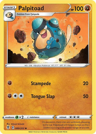 Image for Palpitoad (SWSH07: Evolving Skies) (089/203) - Pokemon