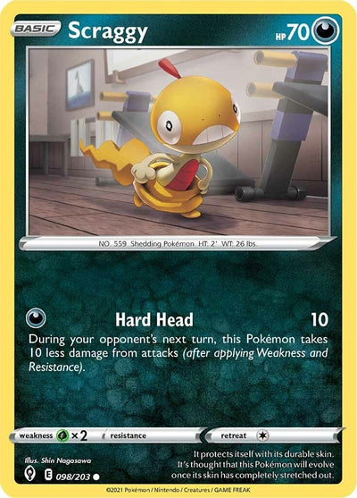 Image for Scraggy (SWSH07: Evolving Skies) (098/203) - Pokemon