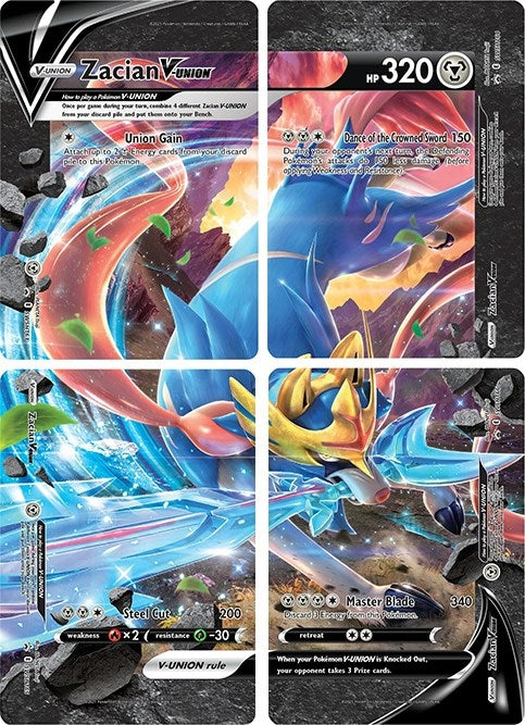 Image for Zacian V-UNION [Set of 4] (SWSH: Sword & Shield Promo Cards) - Pokemon