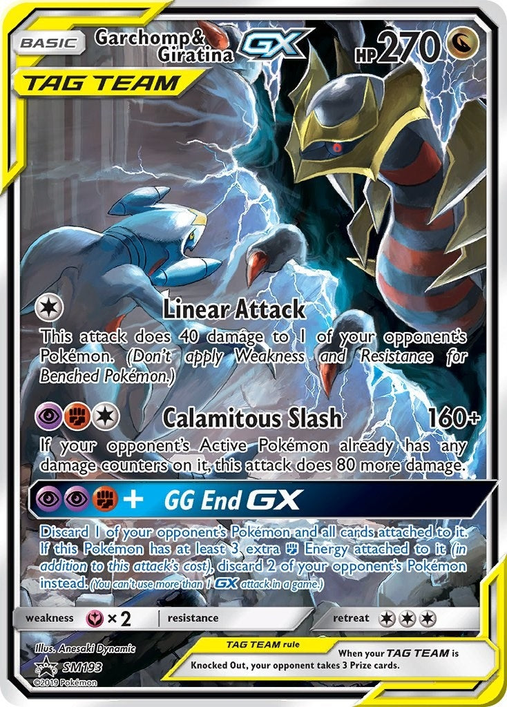 Garchomp &amp; Giratina GX - SM193 (SM Promos) (SM193) 