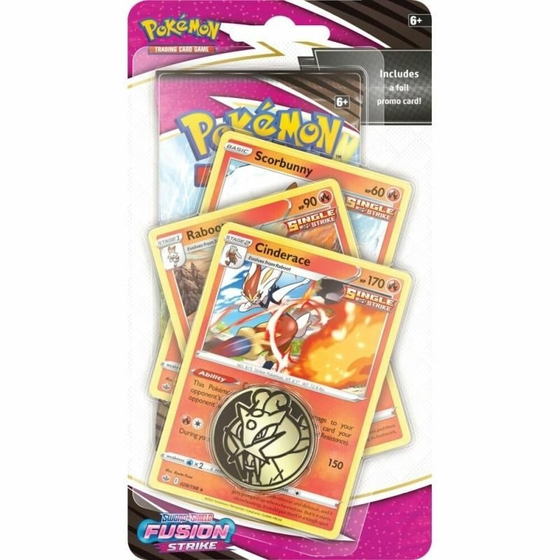 Image for Fusion Strike Premium Checklane Blister [Cinderace] (SWSH08)
