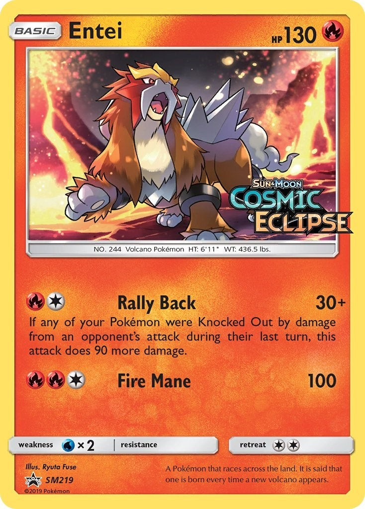 Entei - SM219 (Prerelease) (SM Promos) (SM219) 