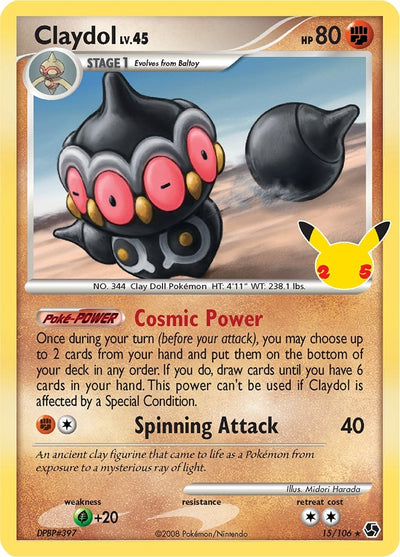 Image for Claydol (Celebrations: Classic Collection) (15/106) - Pokemon