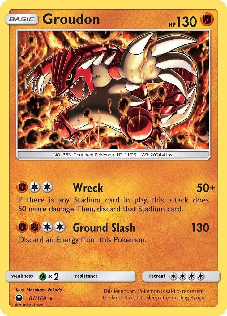 Groudon (SM - Celestial Storm) (81/168)