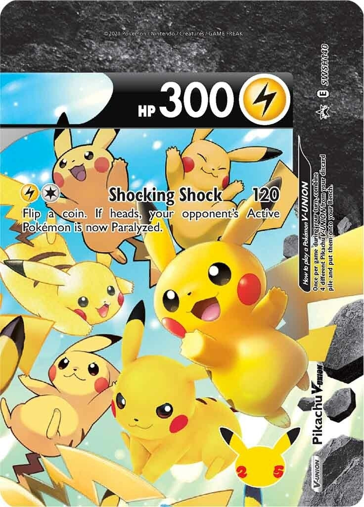 Image for Pikachu V-Union - SWSH140 (SWSH: Sword & Shield Promo Cards) (SWSH140) - Pokemon