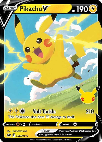 Image for Pikachu V - SWSH143 (SWSH: Sword & Shield Promo Cards) (SWSH143) - Pokemon