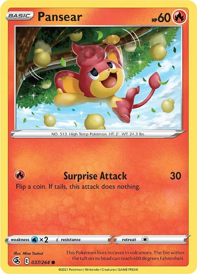Image for Pansear (SWSH08: Fusion Strike) (037/264) - Pokemon
