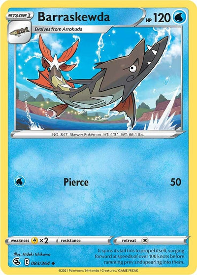 Image for Barraskewda (SWSH08: Fusion Strike) (083/264) - Pokemon