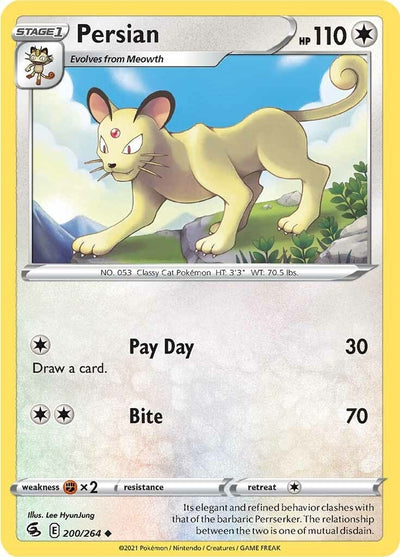 Image for Persian (SWSH08: Fusion Strike) (200/264) - Pokemon