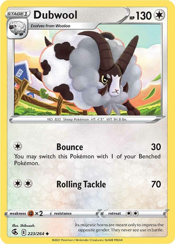 Image for Dubwool (SWSH08: Fusion Strike) (223/264) - Pokemon