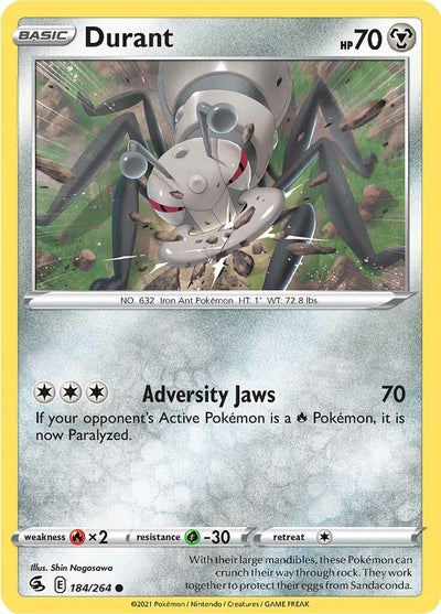Image for Durant (SWSH08: Fusion Strike) (184/264) - Pokemon