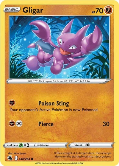Image for Gligar (SWSH08: Fusion Strike) (140/264) - Pokemon