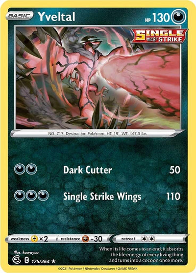 Image for Yveltal (SWSH08: Fusion Strike) (175/264) - Pokemon