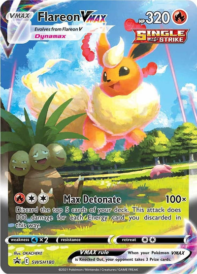 Image for Flareon VMAX - SWSH180 (SWSH: Sword & Shield Promo Cards) (SWSH180) - Pokemon