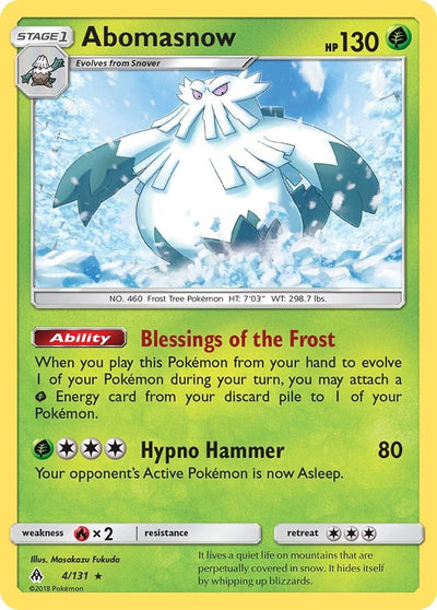 Abomasnow (SM - Forbidden Light) (4/131)