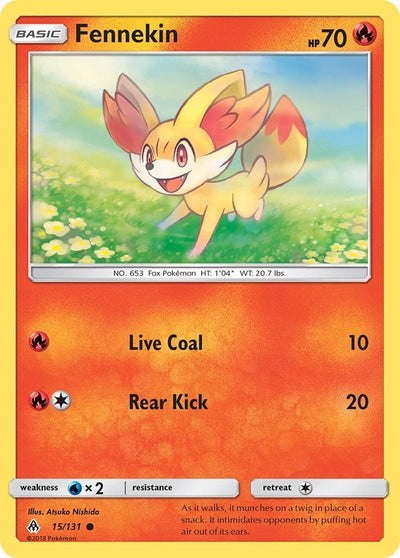 Fennekin (15) (SM - Forbidden Light) (15/131) 