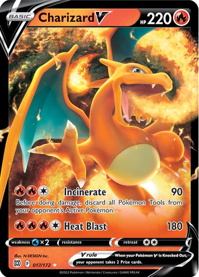 Image for Charizard V (SWSH09: Brilliant Stars) (017/172) - Pokemon