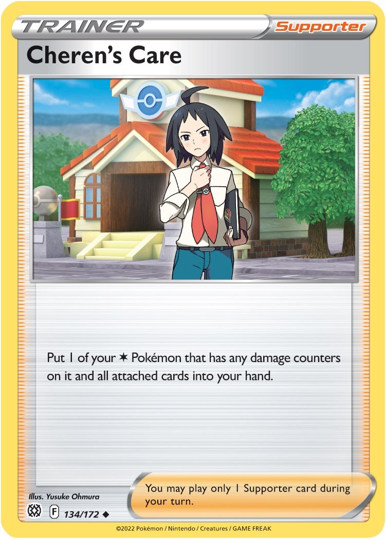 Image for Cheren's Care (SWSH09: Brilliant Stars) (134/172) - Pokemon