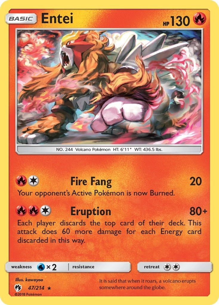 Entei (SM - Lost Thunder) (47/214) 