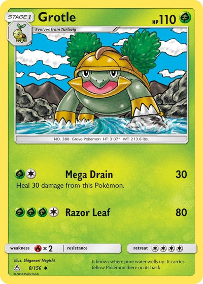 Grotle (SM - Ultra Prism) (8/156)