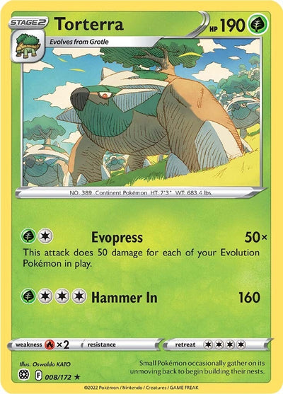 Image for Torterra (SWSH09: Brilliant Stars) (008/172) - Pokemon