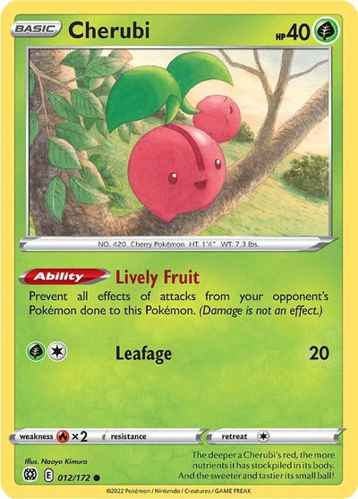 Image for Cherubi (SWSH09: Brilliant Stars) (012/172) - Pokemon