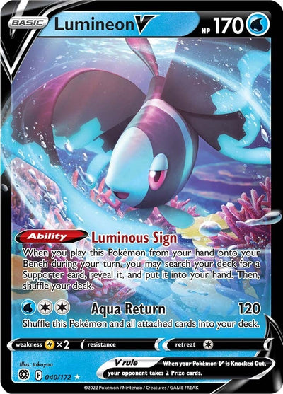 Image for Lumineon V (SWSH09: Brilliant Stars) (040/172) - Pokemon