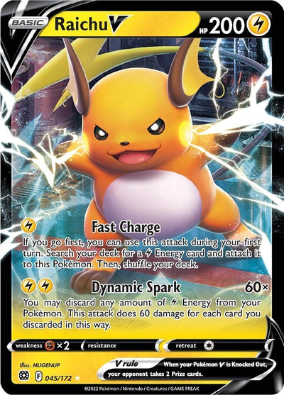 Image for Raichu V (SWSH09: Brilliant Stars) (045/172) - Pokemon