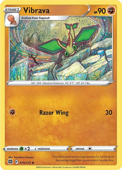 Image for Vibrava (SWSH09: Brilliant Stars) (075/172) - Pokemon