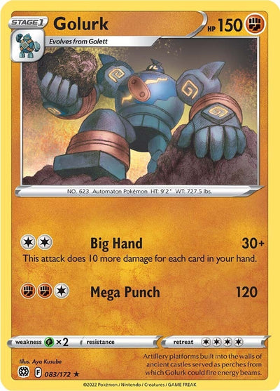 Image for Golurk (SWSH09: Brilliant Stars) (083/172) - Pokemon