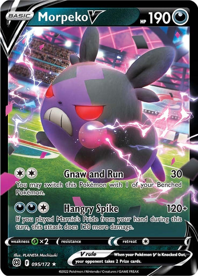 Image for Morpeko V (SWSH09: Brilliant Stars) (095/172) - Pokemon